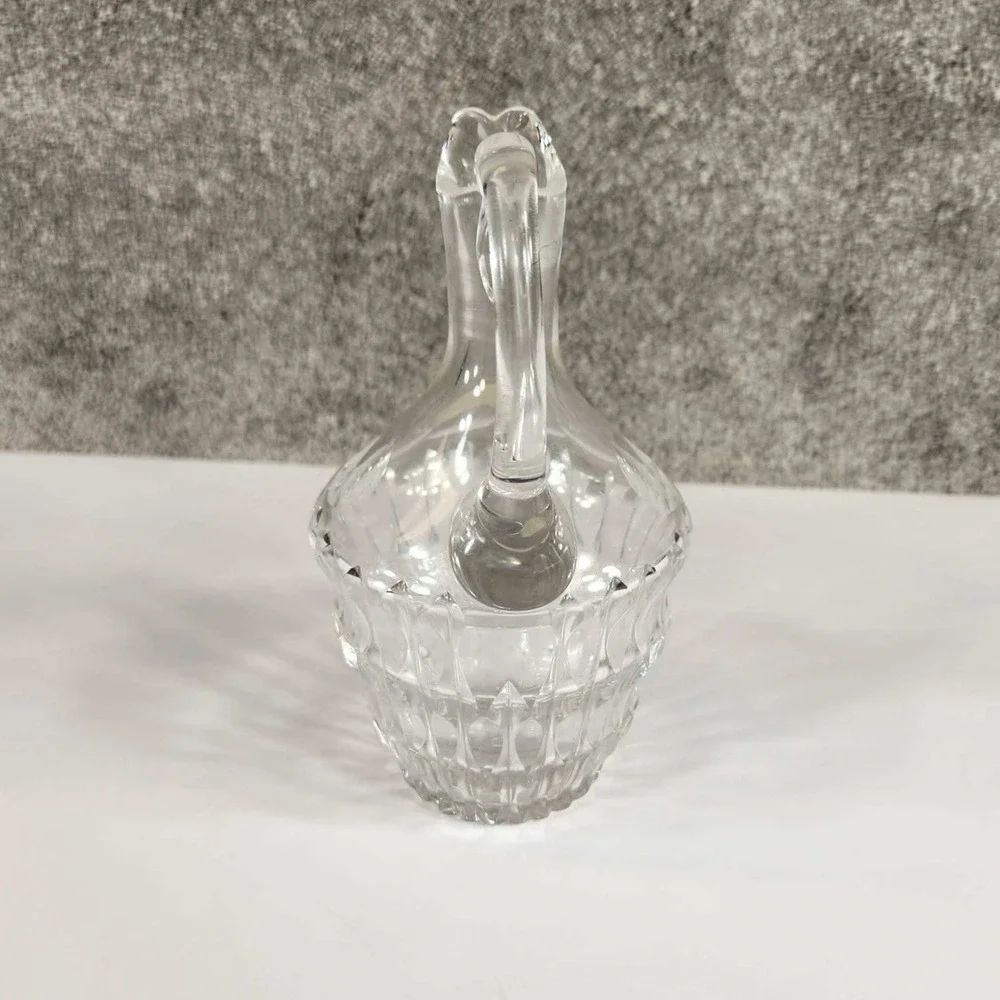 Genuine Lead Crystal Pitcher Clear Handcut 24% PbO West‎ Germany Vintage